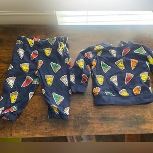 Stella McCartney Toddler Pizza print set